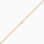 Bracelet Jil Plaqu&eacute; Or Jaune Oxyde De Zirconium - Bracelets Femme | Histoire d&rsquo;Or