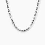 Collier Thies Acier Blanc - Colliers fantaisie Homme | Histoire d&rsquo;Or
