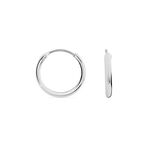 Cr&eacute;oles Argent Blanc Olympia - Boucles d'oreilles cr&eacute;oles Femme | Histoire d&rsquo;Or