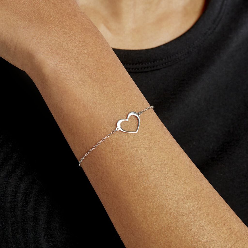 Bracelet Cosima Argent Blanc - Bracelets Femme | Histoire d’Or