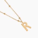 Collier Plaqu&eacute; Or Jaune Lettra - Bijoux sans pierre Femme | Histoire d&rsquo;Or