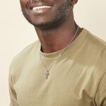 Collier Moletee Acier Blanc - Colliers fantaisie Homme | Histoire d&rsquo;Or