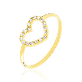 Bague Lovana Or Jaune Oxyde De Zirconium - Bagues avec pierre Femme | Histoire d’Or