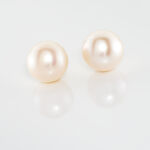 Boucles D'oreilles Puces Suki Or Jaune Perle De Culture - Clous d'oreilles Femme | Histoire d&rsquo;Or