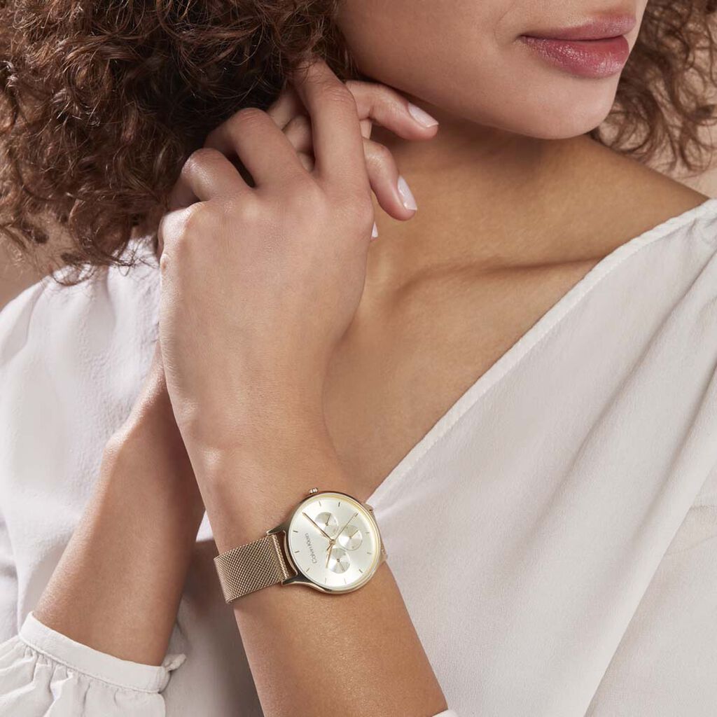 Montre Calvin Klein Timeless Multi Champagne - Montres Femme | Histoire d’Or