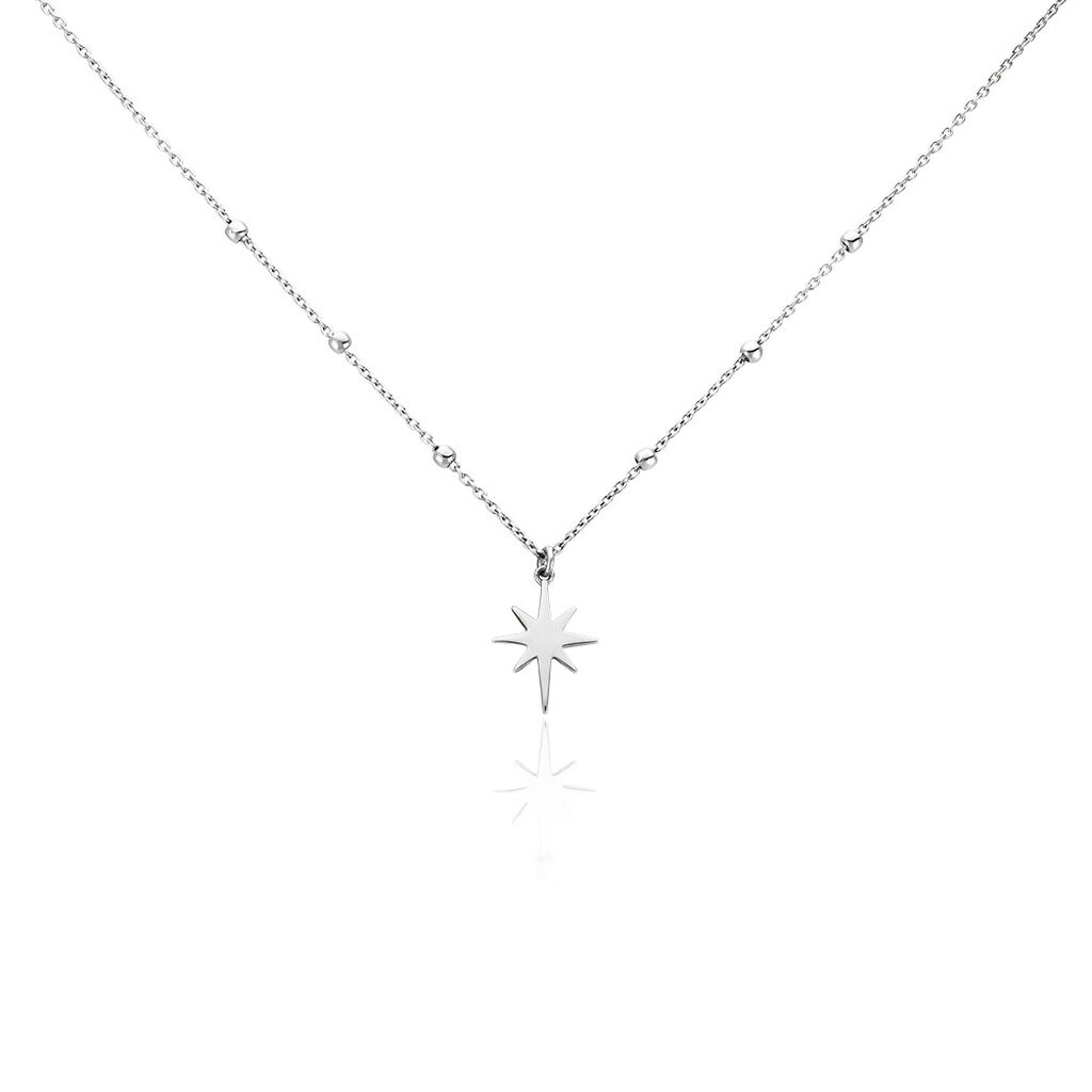 Collier Pearce Argent Blanc - Colliers fantaisie Femme | Histoire d&rsquo;Or
