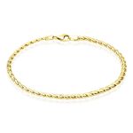 Bracelet Jayna Maille Palmier Or Jaune - Bracelets cha&icirc;ne Femme | Histoire d&rsquo;Or