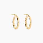 Cr&eacute;oles Carlyle Or Jaune - Boucles d'oreilles cr&eacute;oles Femme | Histoire d&rsquo;Or