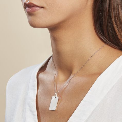 Pendentif Ceren Argent Blanc - Pendentifs Famille | Histoire d’Or