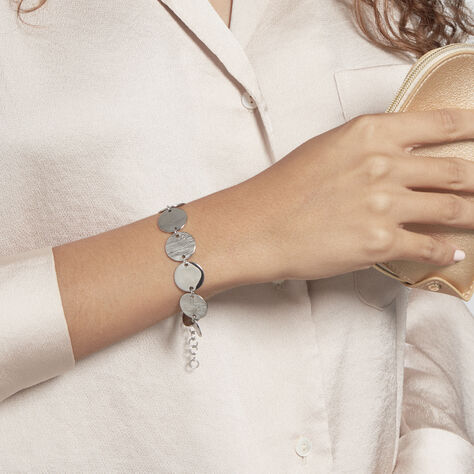 Bracelet Acier Blanc Stellaire - Bracelets fantaisie Femme | Histoire d’Or
