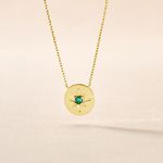 Collier Melchior Or Jaune Emeraude - Colliers Femme | Histoire d&rsquo;Or