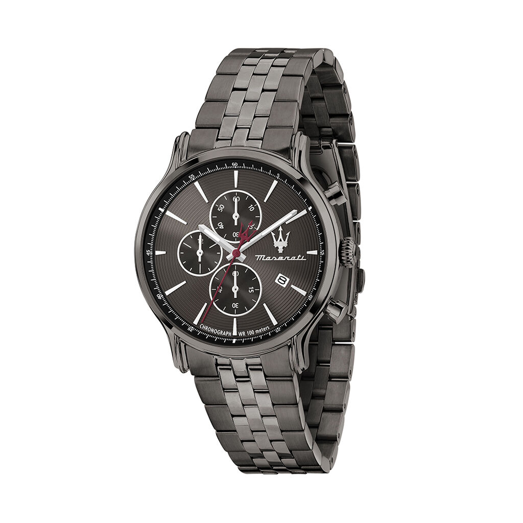 Montre Maserati Epoca Slim Noir - Montres chronographes Homme | Histoire d&rsquo;Or