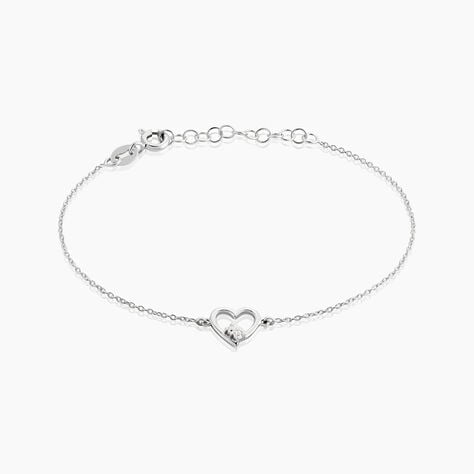 Bracelet Mahira Argent Blanc Oxyde De Zirconium - Bracelets Femme | Histoire d&rsquo;Or