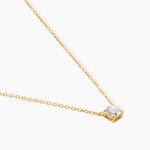 Collier Aphrodite Or Jaune Diamant Synthetique - Colliers Femme | Histoire d&rsquo;Or