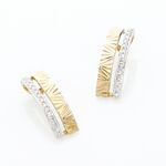 Boucles D'oreilles Puces Belinda Or Jaune Diamant - Clous d'oreilles Femme | Histoire d&rsquo;Or