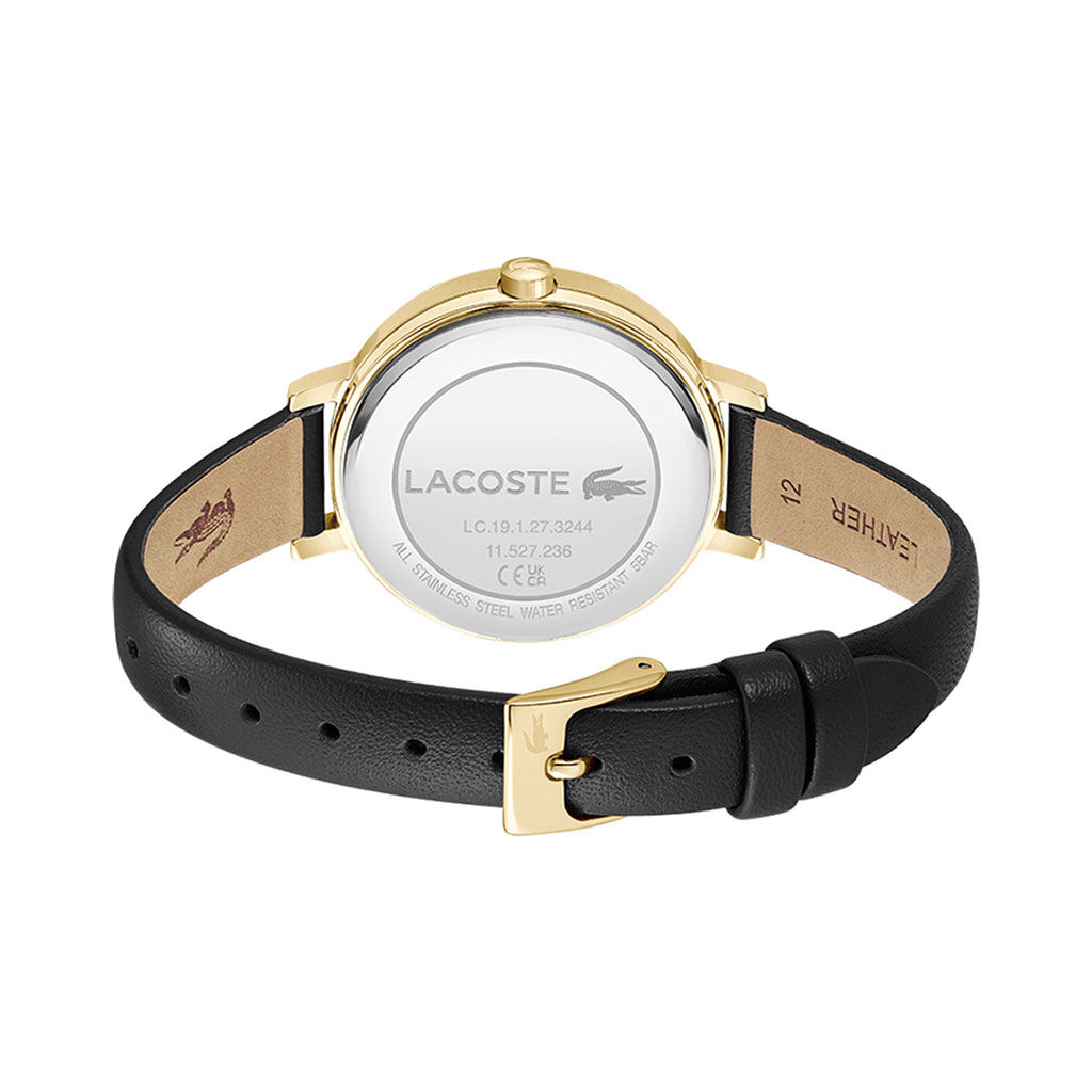 Montre Lacoste Riga Noir - Montres Femme | Histoire d&rsquo;Or