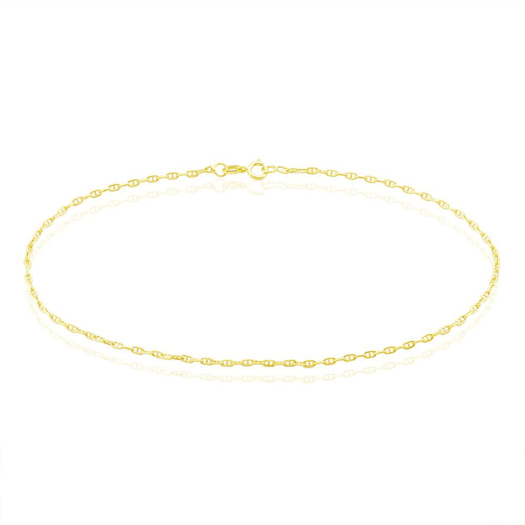 Chaîne De Cheville Maille Marine Or Jaune - Chaînes de cheville Femme | Histoire d’Or