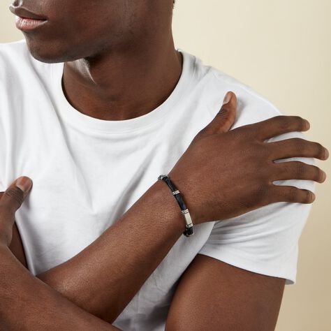 Bracelet Acier Blanc Pacome - Bracelets Homme | Histoire d’Or