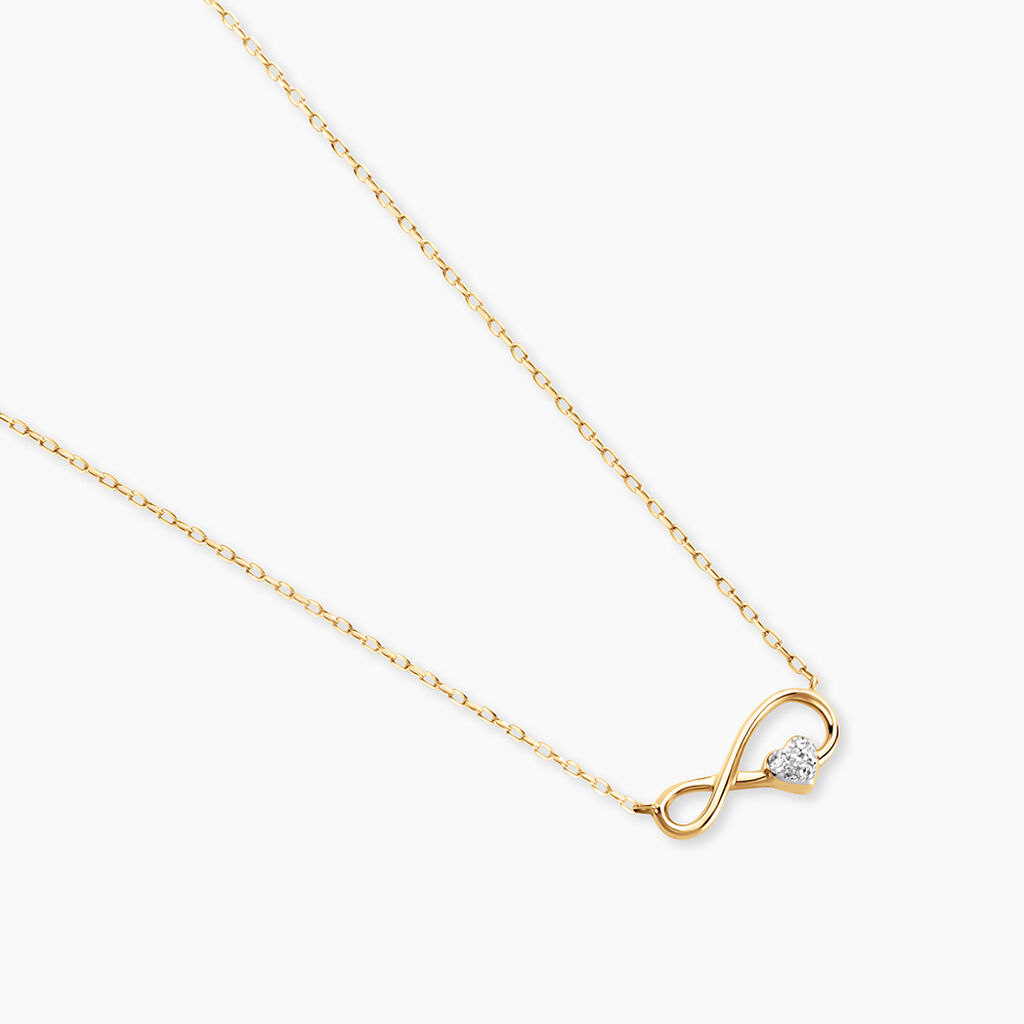 Collier Minossa Or Jaune Diamant - F&ecirc;te des m&egrave;res Femme | Histoire d&rsquo;Or