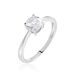 Solitaire Abriel Or Blanc Oxyde De Zirconium - Bagues solitaires Femme | Histoire d’Or