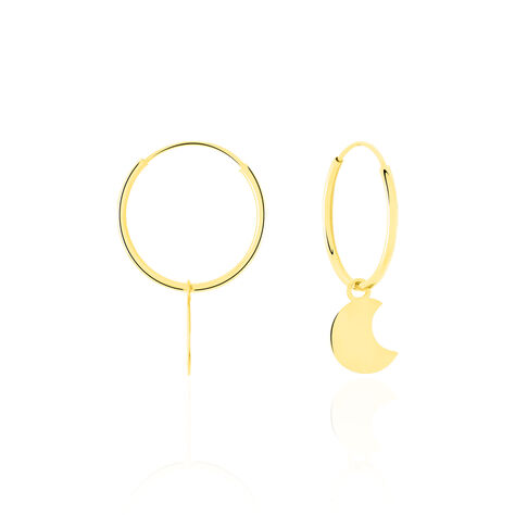 Créoles Belita Or Jaune - Boucles d'oreilles créoles Femme | Histoire d’Or
