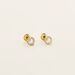 Boucles D'oreilles Puces Eily Or Jaune Oxyde De Zirconium - Clous d'oreilles Famille | Histoire d’Or