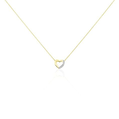 Collier Or Jaune Rosalynne Diamant - Colliers Femme | Histoire d’Or