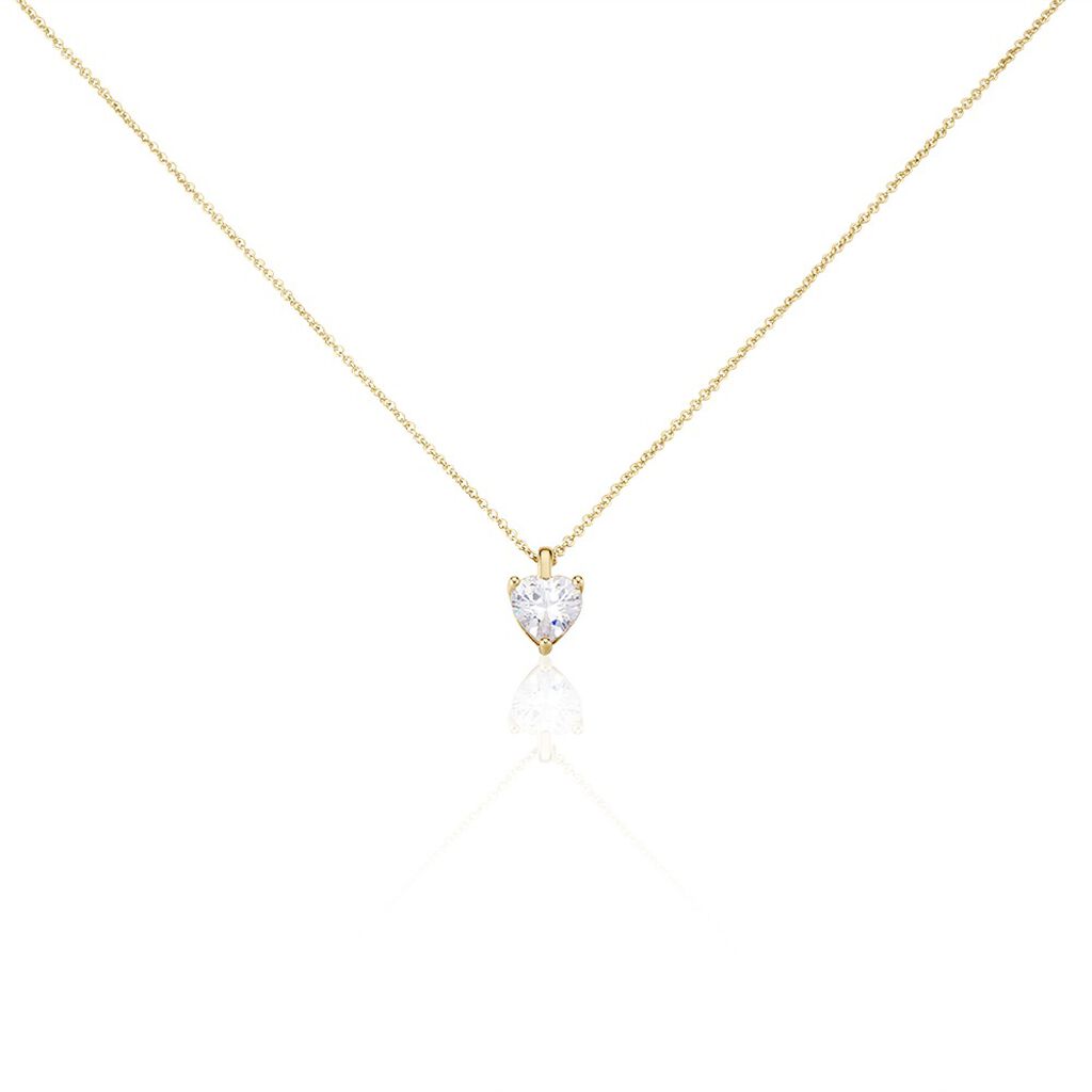 Collier Plaqué Or Caner Oxydes De Zirconium - Colliers fantaisie Femme | Histoire d’Or