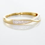 Bague Ingerida Or Jaune Diamant - Bagues avec pierre Femme | Histoire d&rsquo;Or