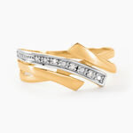 Bague Ainhoa Or Jaune Diamant - Bagues avec pierre Femme | Histoire d&rsquo;Or