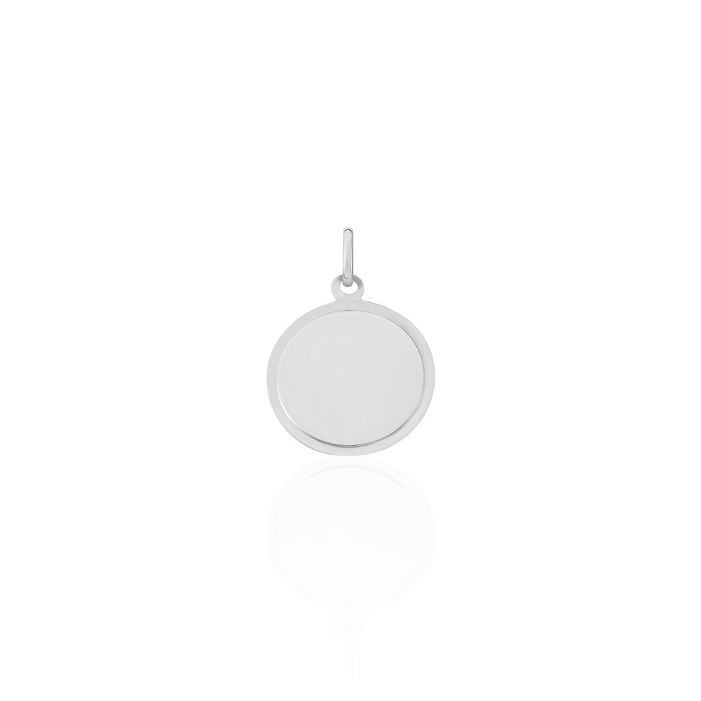 Pendentif Hannae Or Blanc - Pendentifs Baptême Famille | Histoire d’Or