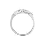 Bague Berta Argent Blanc Oxyde De Zirconium - Bagues avec pierre Femme | Histoire d&rsquo;Or