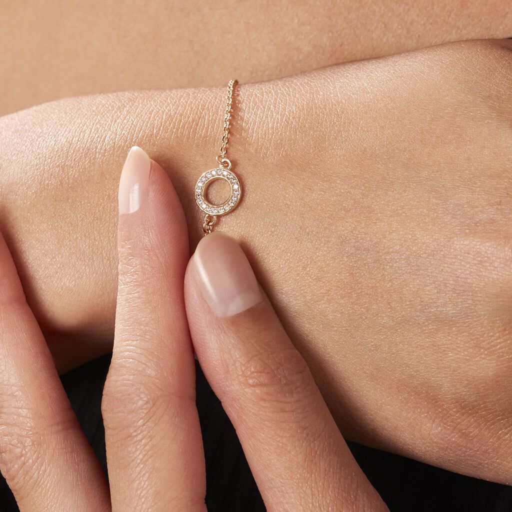 Bracelet Plaqué Or Klaar Oxydes De Zirconium - Bracelets Femme | Histoire d’Or