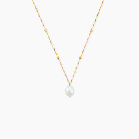 Collier Pearly Or Jaune Perle De Culture - Colliers Femme | Histoire d&rsquo;Or