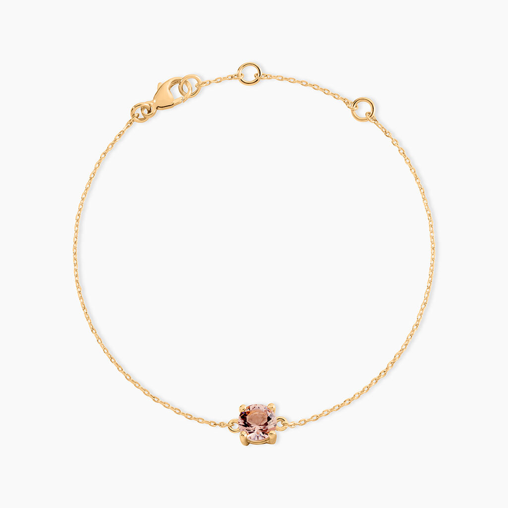 Bracelet Plaqu&eacute; Or Jaune Nilay Oxyde De Zirconium - Bracelets Femme | Histoire d&rsquo;Or