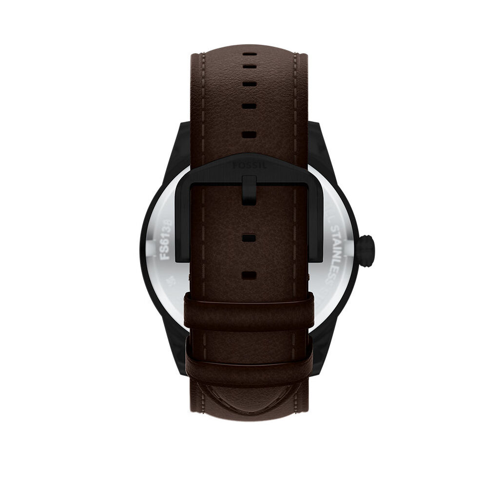 Montre Fossil Pearson Noir - Montres Homme | Histoire d’Or