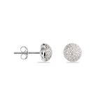 Boucles D'oreilles Puces Perta Argent Blanc Oxyde De Zirconium - Boucles d'oreilles fantaisie Femme | Histoire d&rsquo;Or