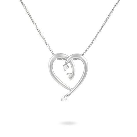 Collier Aria Argent Blanc Oxyde De Zirconium - Colliers fantaisie Femme | Histoire d’Or