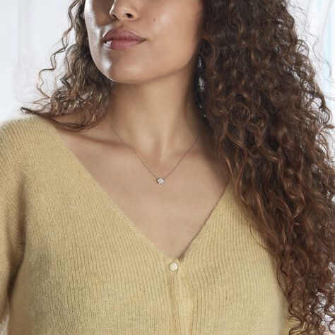 Collier Anne-charlotte Argent Blanc Oxyde De Zirconium - Colliers fantaisie Femme | Histoire d’Or