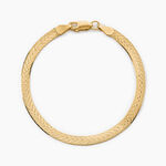 Bracelet Argent Jaune Alay - Bracelets cha&icirc;ne Femme | Histoire d&rsquo;Or