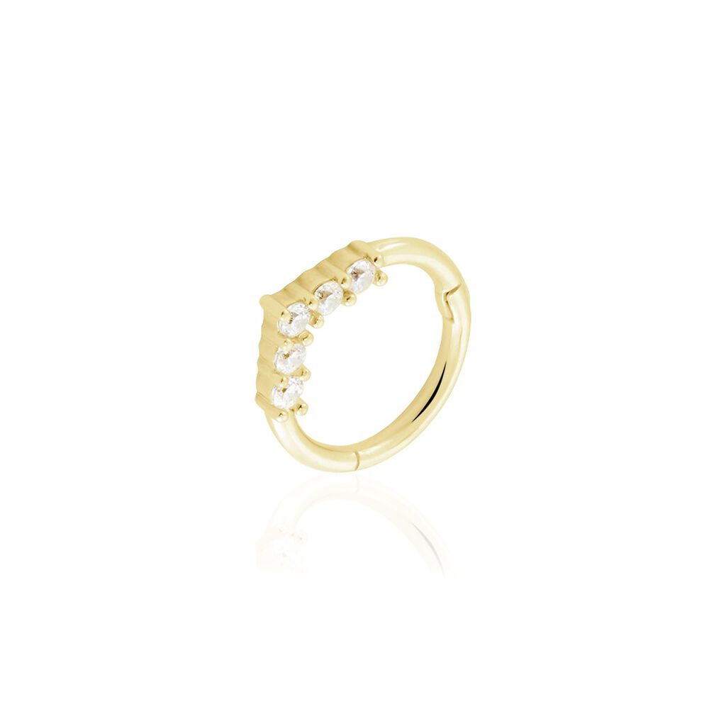 Piercing D'oreille Or Jaune Ailanta Oxydes De Zirconium - Bijoux Femme | Histoire d’Or