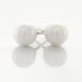Boucles D'oreilles Puces Solene Argent Blanc Céramique - Boucles d'oreilles fantaisie Femme | Histoire d’Or