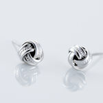 Boucles D'oreilles Puces Iloa Argent Blanc - Boucles d'oreilles fantaisie Femme | Histoire d&rsquo;Or
