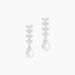 Boucles D'oreilles Pendantes Giacobbe Argent Blanc Perle De Culture - Boucles d'oreilles fantaisie Femme | Histoire d’Or