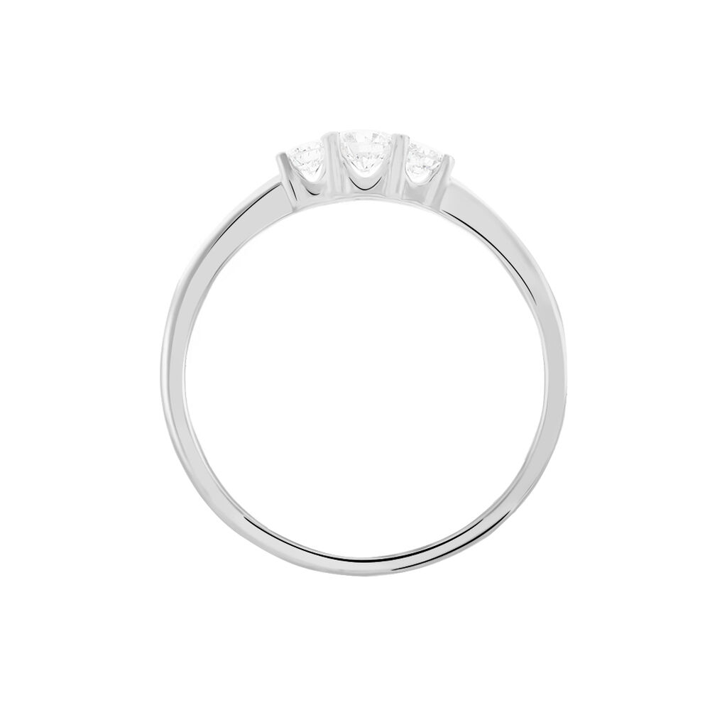 Bague Sabine Or Blanc Diamant - Bagues avec pierre Femme | Histoire d’Or
