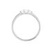 Bague Sabine Or Blanc Diamant - Bagues avec pierre Femme | Histoire d’Or