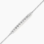 Bracelet Silva Argent Blanc - Bracelets Famille | Histoire d&rsquo;Or