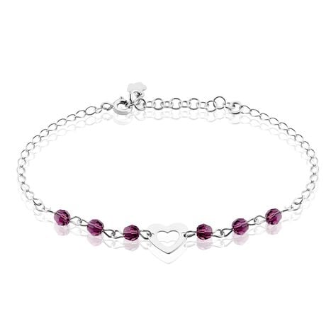 Bracelet Hazan Argent Blanc Pierre De Synthese - Bracelets Femme | Histoire d’Or