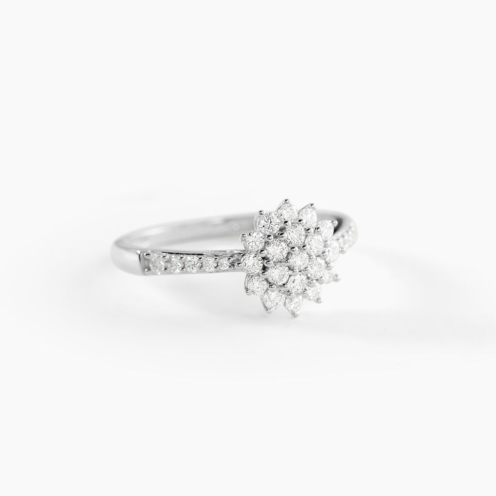 Bague Or Blanc  Chouchana Diamant Synthetique - Bijoux Femme | Histoire d&rsquo;Or