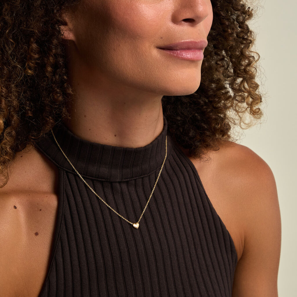 Collier Telia Argent Dor&eacute; A L'Or 750/1000 - F&ecirc;te des m&egrave;res Femme | Histoire d&rsquo;Or